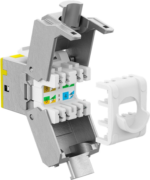 Goobay Keystone Module RJ45 CAT 6A, STP, Slim - Afbeelding 3
