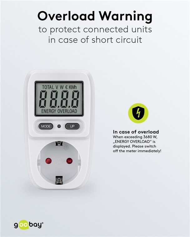 Goobay energieverbruiksmeter | basis - Afbeelding 8