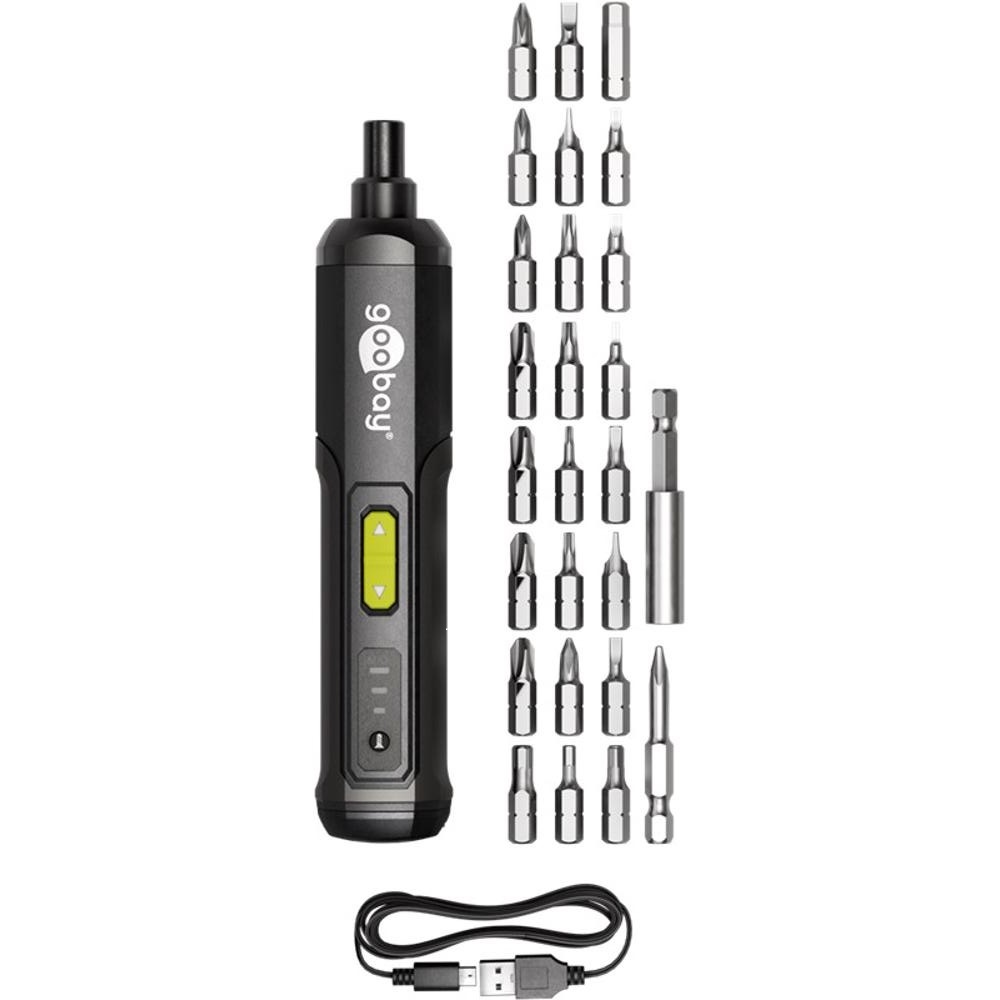 Goobay elektrische schroevendraaierset | 25 bits - Afbeelding 2