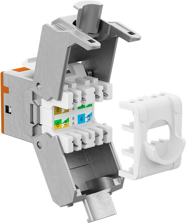 Goobay Keystone Module RJ45 CAT 6A, STP, Slim - Afbeelding 3