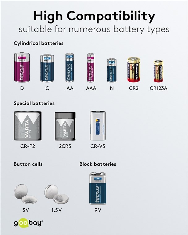 Goobay batterijentester met LCD-display - Afbeelding 4