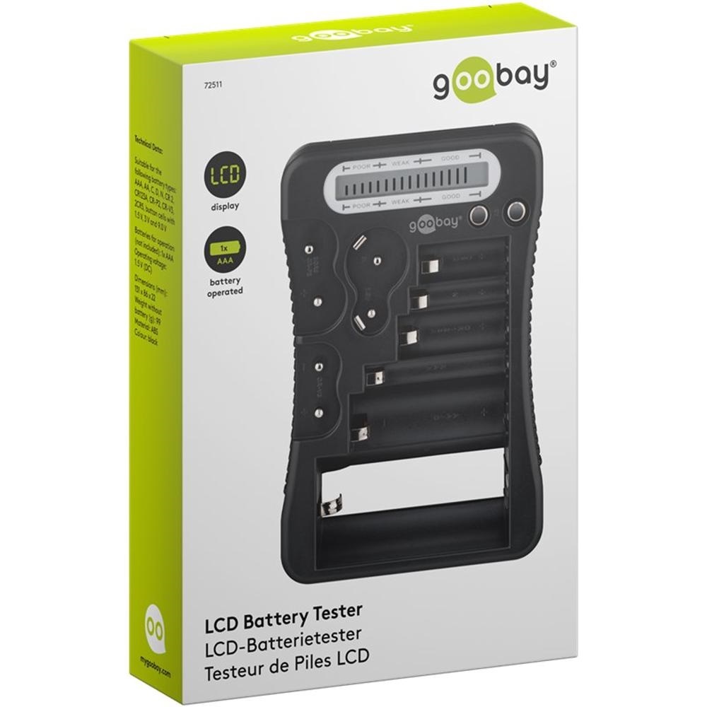 Goobay batterijentester met LCD-display - Afbeelding 9