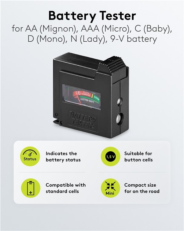 Goobay batterijentester - Afbeelding 2