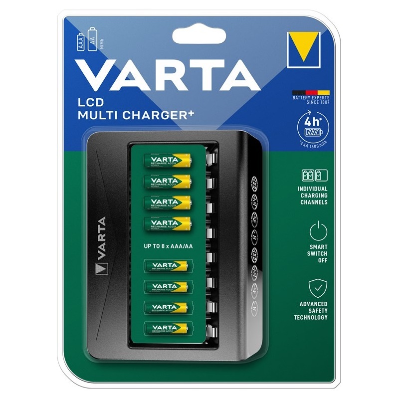 Varta LCD Multi Charger+ batterijenlader | AA/AAA - Afbeelding 5