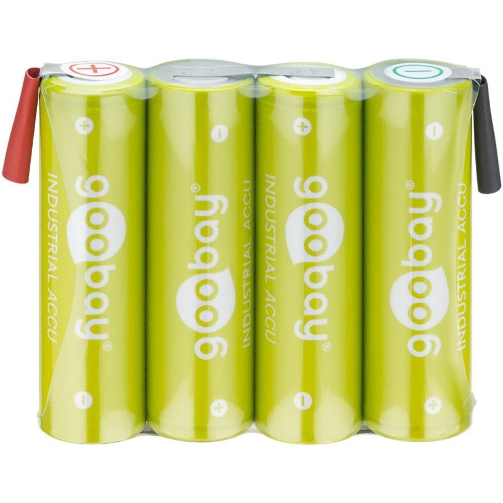 Goobay accupack | 4x AA (HR6) | 2100 mAh | soldeerbevestiging - Afbeelding 2