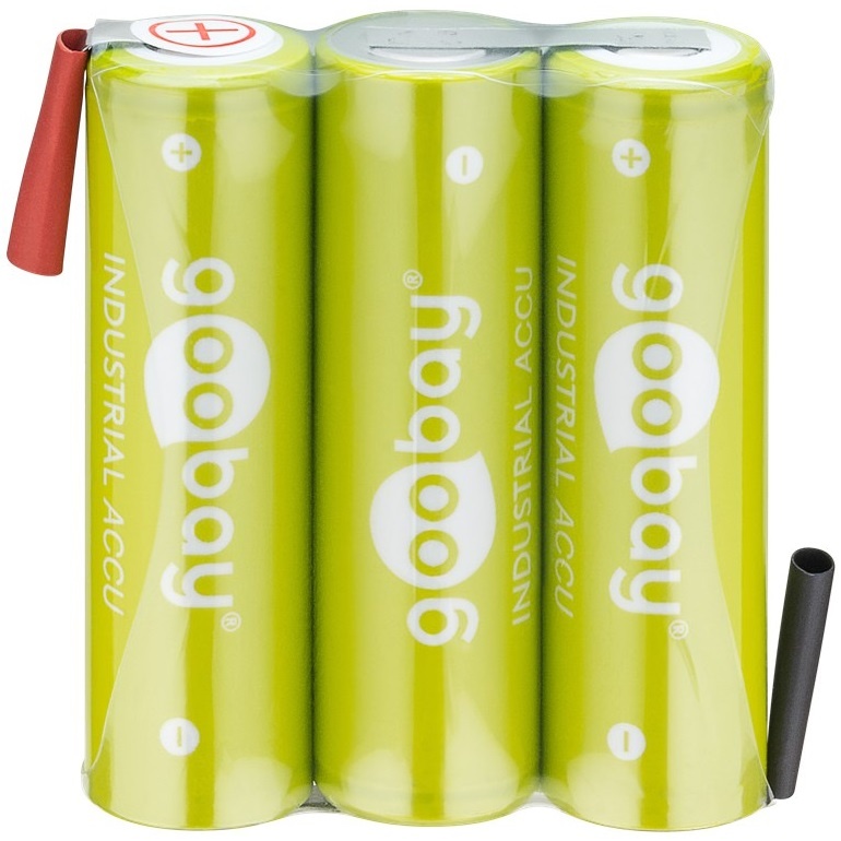 Goobay accupack | 3x AA (HR6) | 2100 mAh | soldeerbevestiging - Afbeelding 2