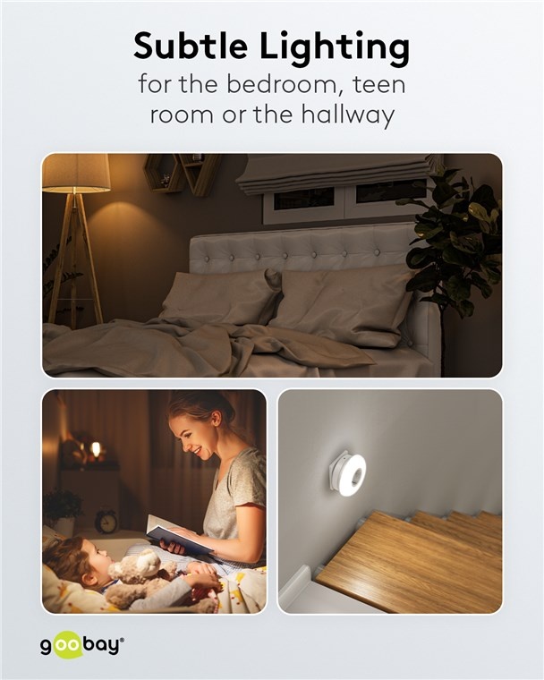 Goobay LED nachtlamp | plug-in | 3 kleuren | IP20 - Afbeelding 5