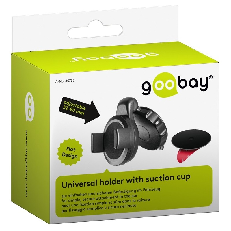 Goobay smartphone autohouder met klem | autoraam- en dashboardbevestiging - Afbeelding 7