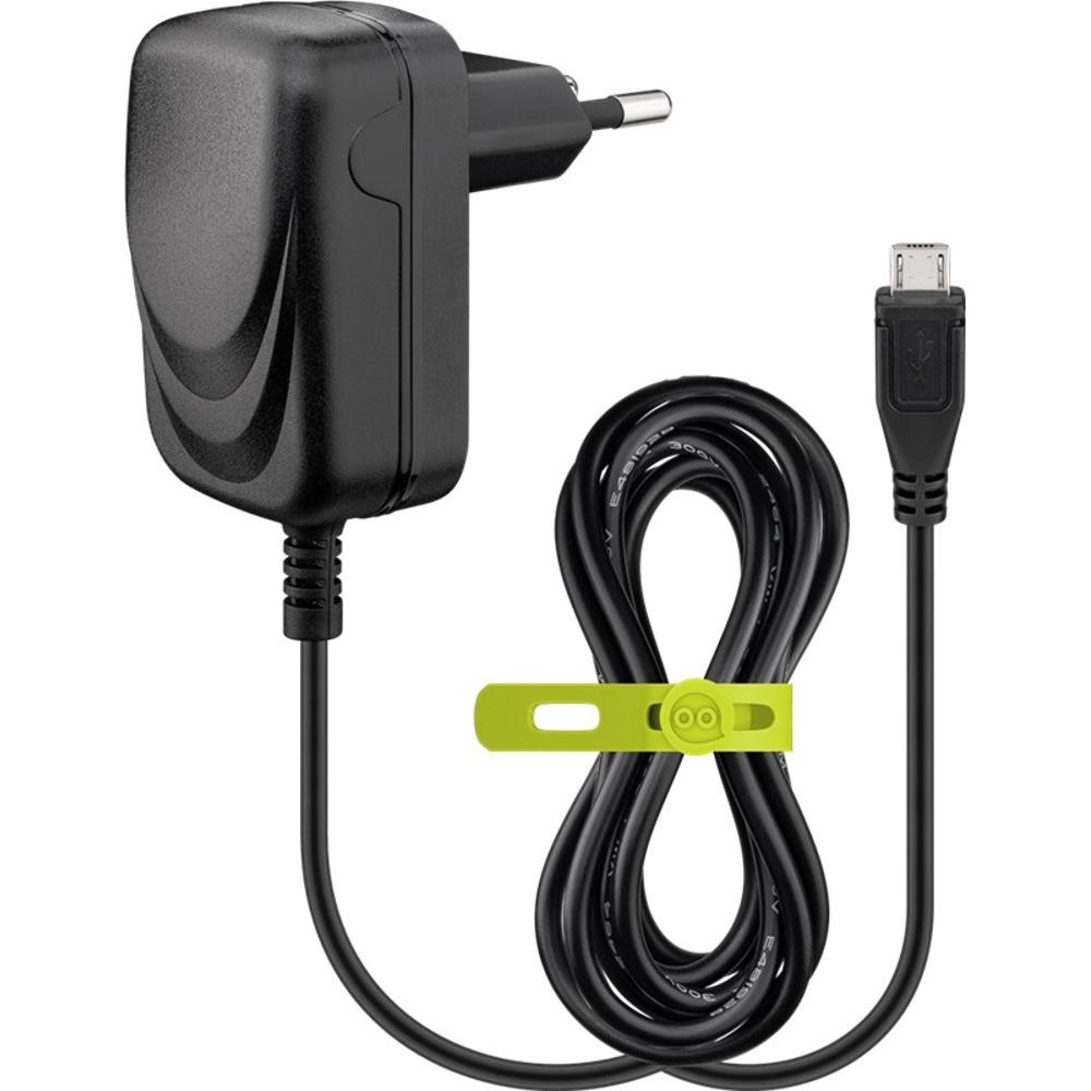 Goobay Micro USB lader | 5W | zwart | 1,5 meter - Afbeelding 2