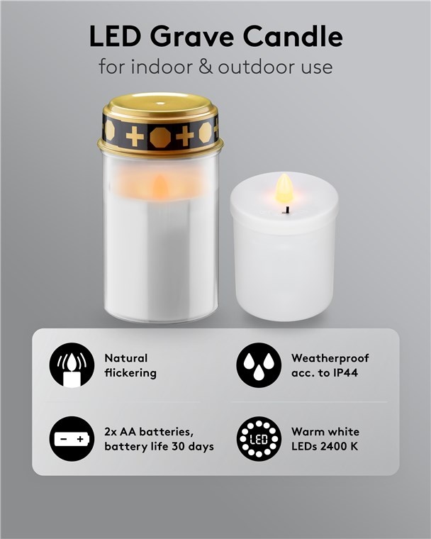 Goobay LED-graflicht | wit | IP44 - Afbeelding 2