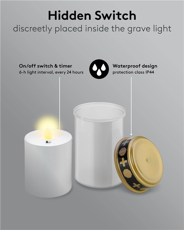 Goobay LED-graflicht | timerfunctie | wit | IP44 - Afbeelding 5