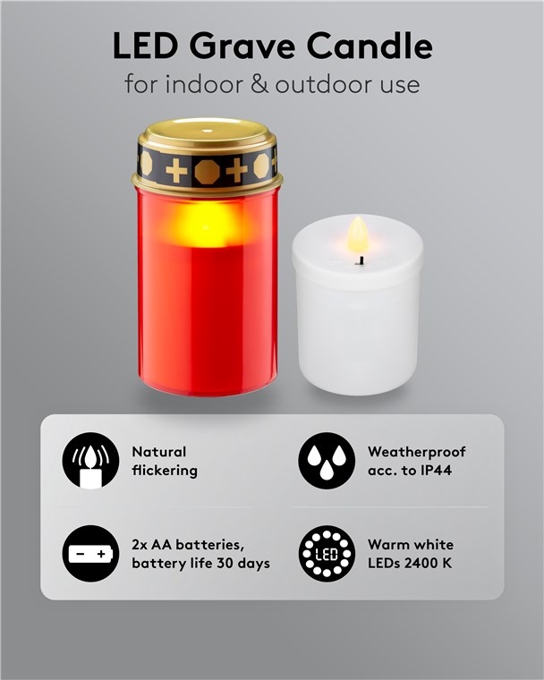 Goobay LED-graflicht | rood | IP44 - Afbeelding 2