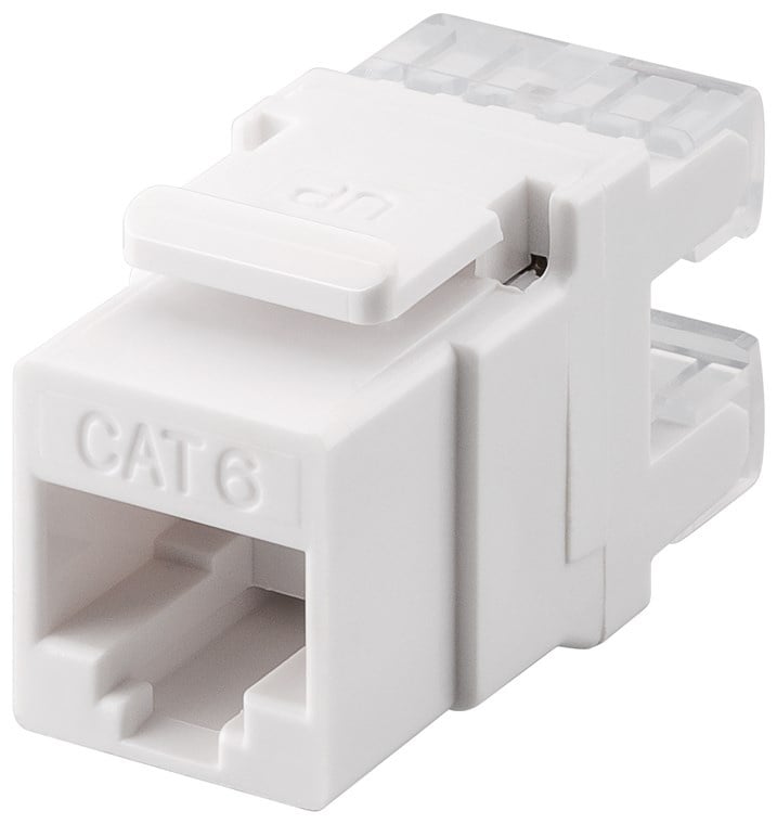 Goobay Keystone Module RJ45 CAT 6, UTP, 250 MHz