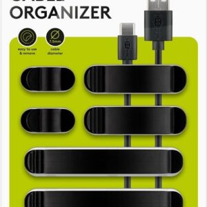 Goobay Cable Management Clip Set, Black
