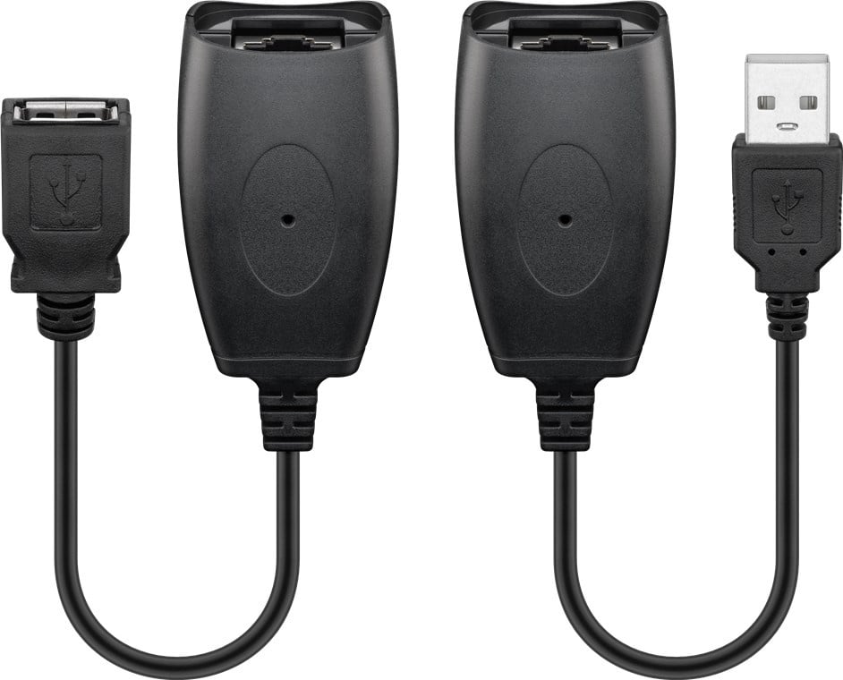 Goobay USB Extension Adapter up to 40 m via CAT Cable