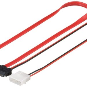 Goobay HDD S-ATA SlimLine Cable 1.5 Gbit/s/3 Gbit/s 2in1 0.3 m