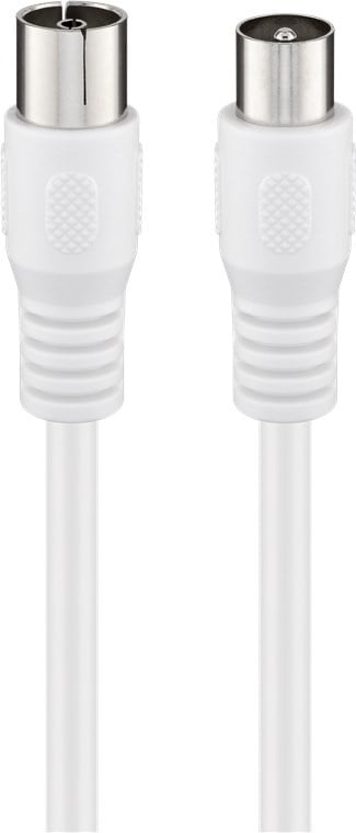 Goobay Antenna Cable (Class A+, >95 dB), 3x Shielded 1 m