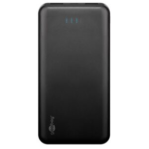 Goobay Powerbank Slimline met 2x USB-A (max. 2A) - 10.000 mAh / zwart