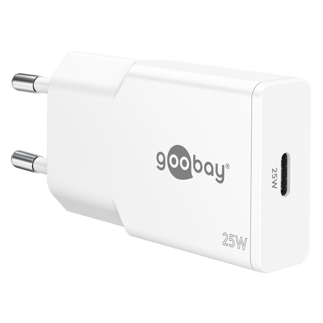 Goobay slim USB lader | USB-C PD | GaN | 25W