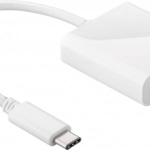 USB-C naar DisplayPort adapter met DP Alt Mode (4K 60 Hz) / wit - 0,15 meter