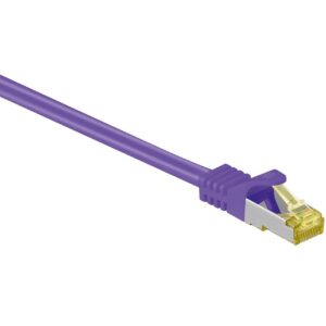 S/FTP CAT7 10 Gigabit netwerkkabel / paars - LSZH - 0,50 meter
