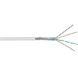 S/FTP CAT5e Gigabit netwerkkabel met vaste aders / grijs - 100 meter