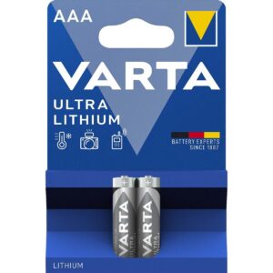 Varta AAA (FR03) Ultra Lithium batterijen - 2 stuks in blister