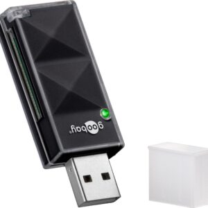 Goobay USB Cardreader met USB-A connector en 1 kaartsleuf - voor SD/MMC - USB2.0