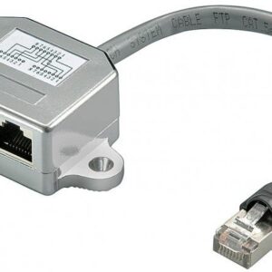 ISDN splitter - 1x RJ45 (m) - 2x RJ45 (v) - versie 3 - 0,15 meter