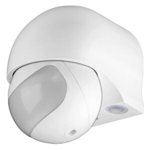 Goobay compacte PIR bewegingssensor voor buiten (IP44) - 12m bereik - muurbevestiging / wit