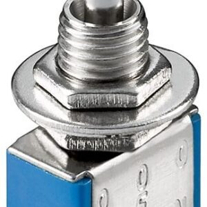 Goobay Toggle Switch Miniature, ON - OFF - ON, 3 Pins, Blue Housing