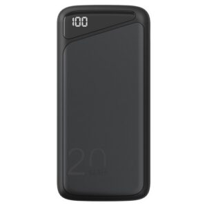 Goobay Powerbank Fast Charge met 2x USB-A en 1x USB-C (max. 5A) - 20.000 mAh / zwart