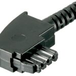 Goobay TAE-F male with Cable Protector
