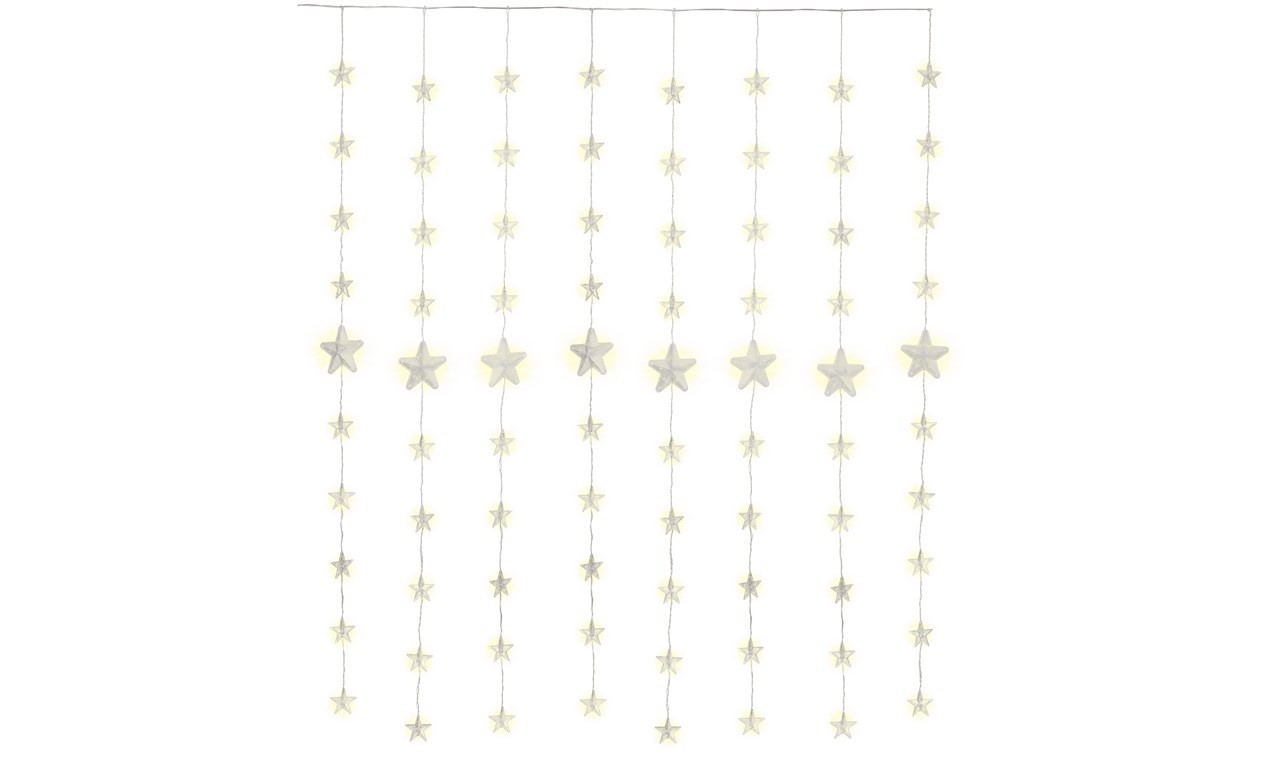 Goobay Star Curtain with 80 LEDs
