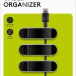 Goobay Cable Management Clip 3 Slots, Black