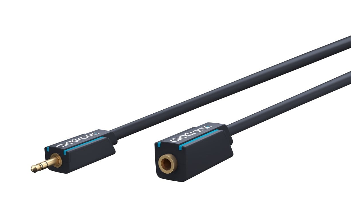 Clicktronic 3.5 mm AUX Extension Cable, Stereo 1.5 m