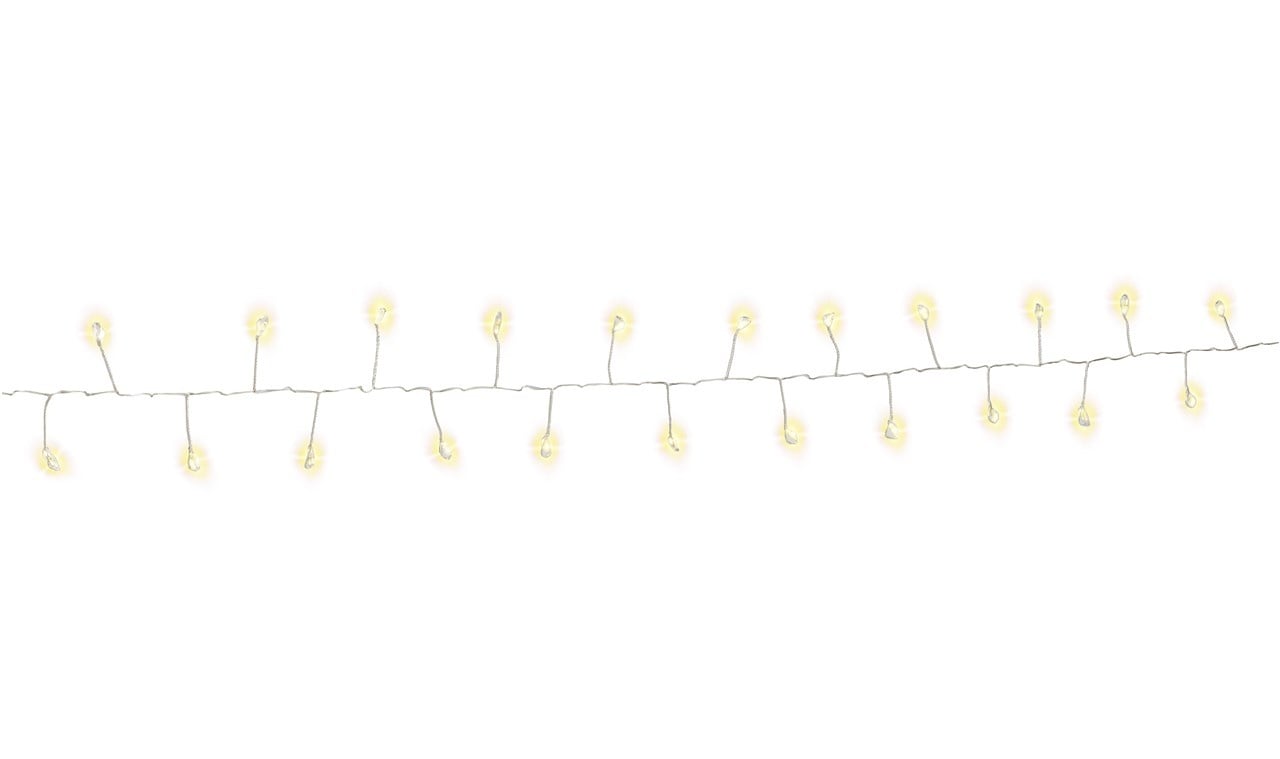 Goobay Silver Wire Cluster String Light with 50 LEDs