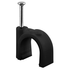 Goobay kabelklemmen met spijker | max. 14mm | 100 stuks | zwart