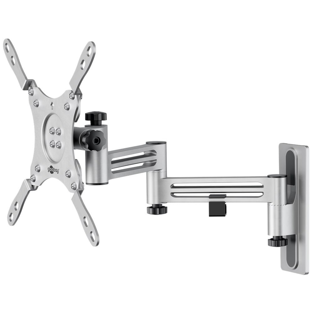 Goobay caravan muurbeugel voor schermen tot 43 inch | full motion | 3 draaipunten