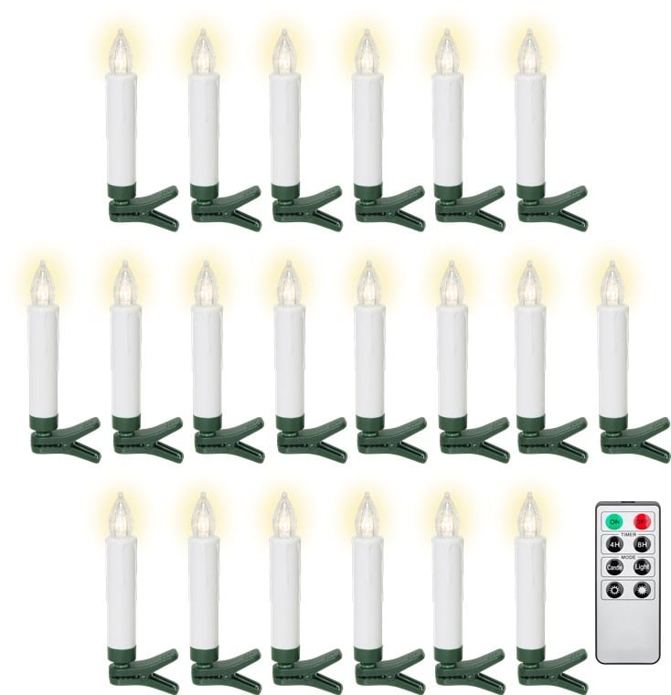 Goobay 20 Wireless LED Christmas Tree Candles