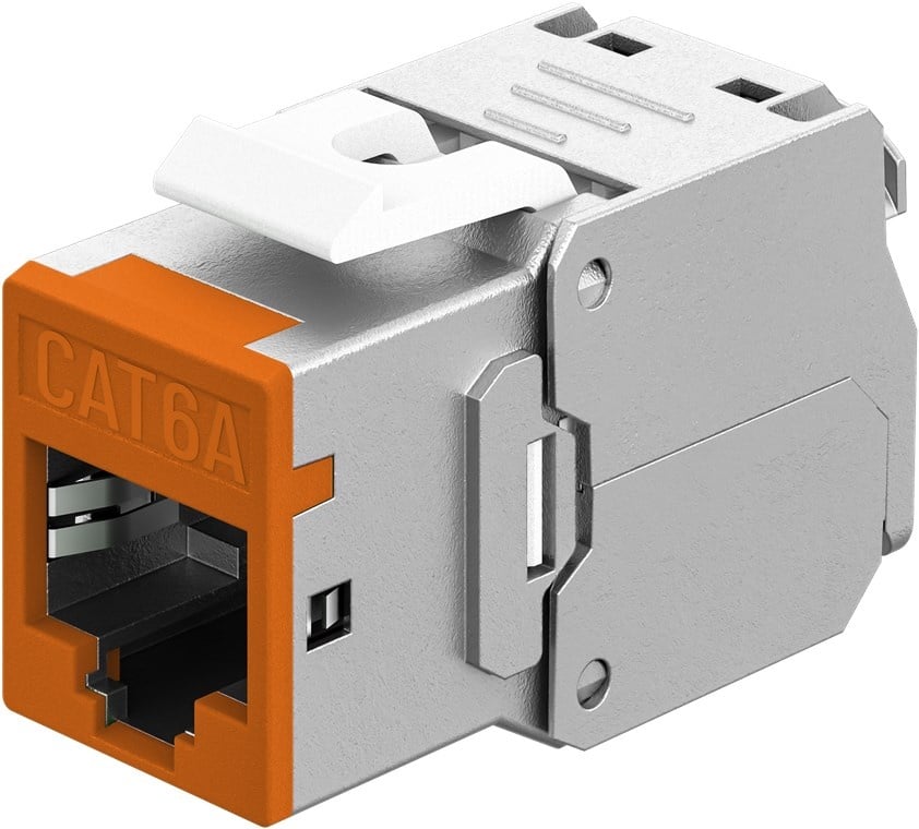 Goobay Keystone Module RJ45 CAT 6A, STP, Slim