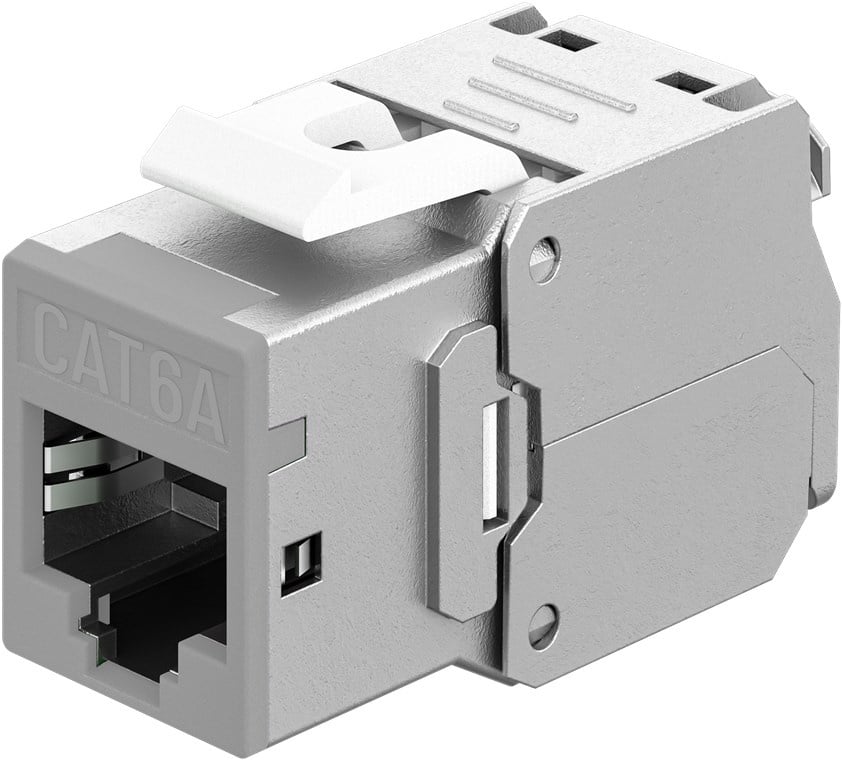 Goobay Keystone Module RJ45 CAT 6A, STP, Slim