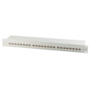 Goobay 19 inch patchpaneel | 24x RJ45 | CAT6a | STP | 1U | (meerdere kleuren)