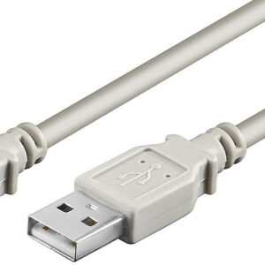 Goobay USB naar USB kabel - USB2.0 - tot 0,5A / grijs (meerdere lengtes)