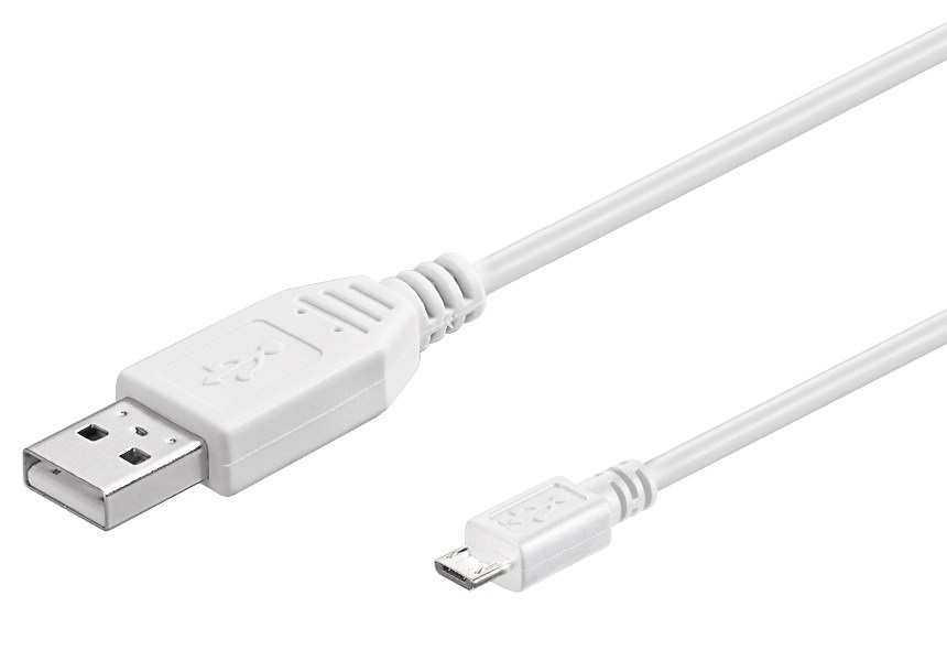 USB Micro B naar USB-A kabel - USB2.0 - tot 1A / -