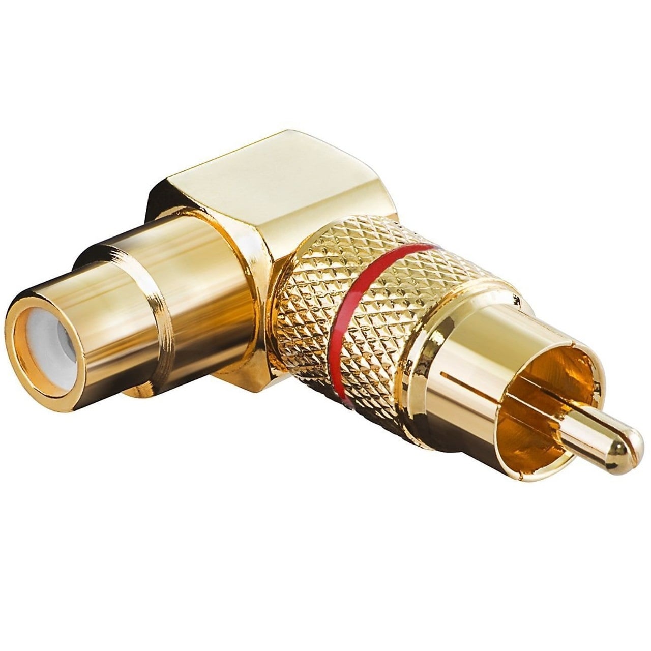 Goobay Tulp haakse audio adapter - / verguld (metaal) (meerdere kleuren)