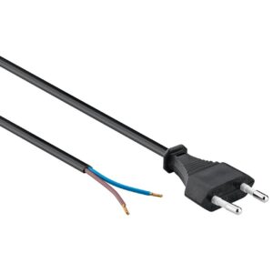 Goobay CEE 7/16 - 2-aderig open eind stroomkabel - 2x 0,75mm / (meerdere kleuren)
