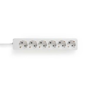 Goobay Stekkerdoos met 6 contacten / (meerdere lengtes, meerdere kleuren)