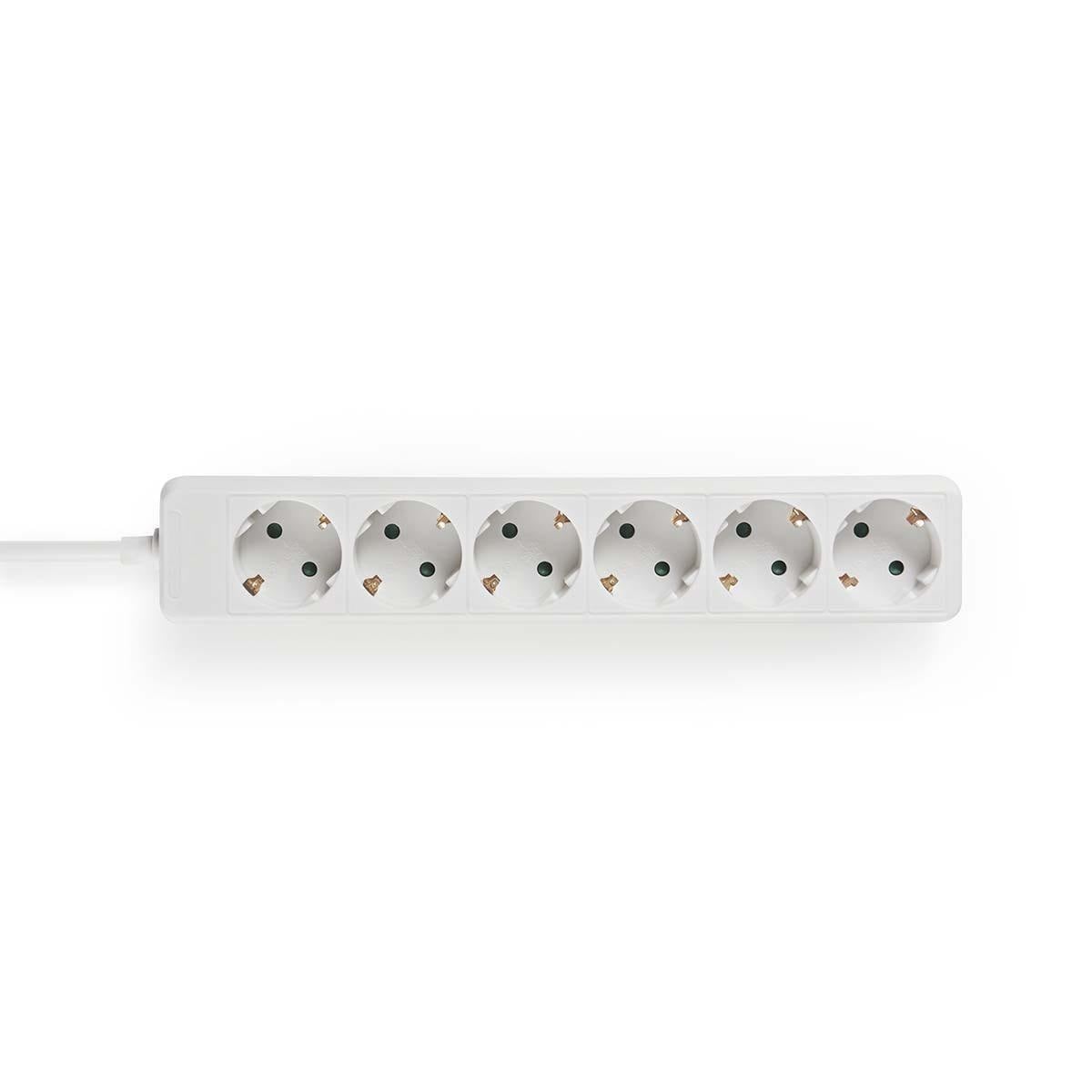 Goobay Stekkerdoos met 6 contacten / (meerdere lengtes, meerdere kleuren)