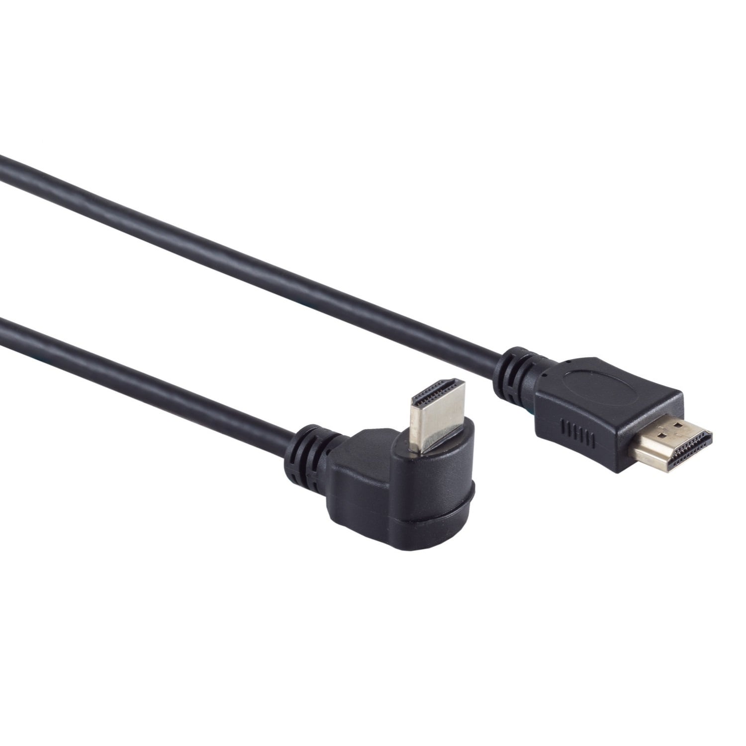 HDMI kabel - 90° haaks naar beneden - versie 1.4 (4K 30Hz) -